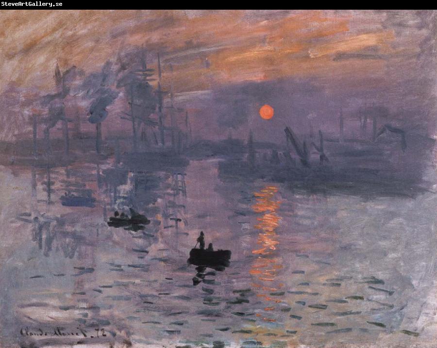 Claude Monet impression,sunrise